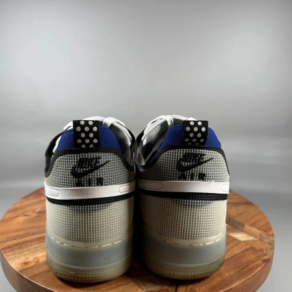 Nike Air Force 1‎ Low React DH7615 101 White Blue Men's Size 13 Shoes Sneakers